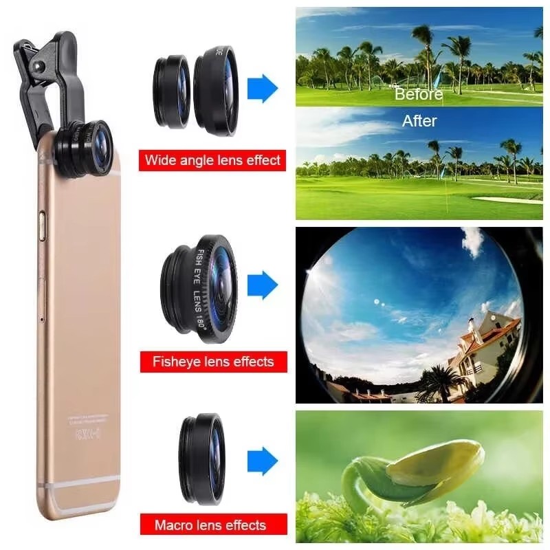 Lensa Mata Ikan 3in1 untuk Pon - Fishing Camera ulasan dan harga