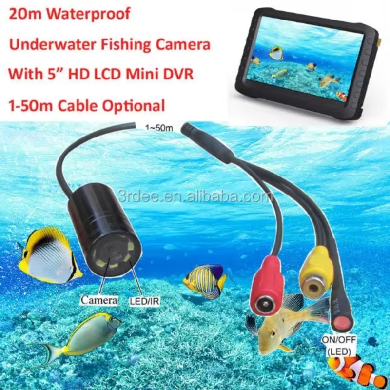Kamera Video Pencari Ikan Bawa - Fish Finder Cable ulasan dan harga