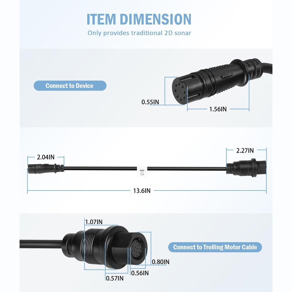Pengganti untuk 1852078, Kabel - Fish Finder Cable ulasan dan harga